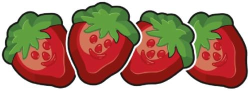 HARIBO Giant Strawbs 3kg bulk bag vegetarian sweets, (Pack of 1)