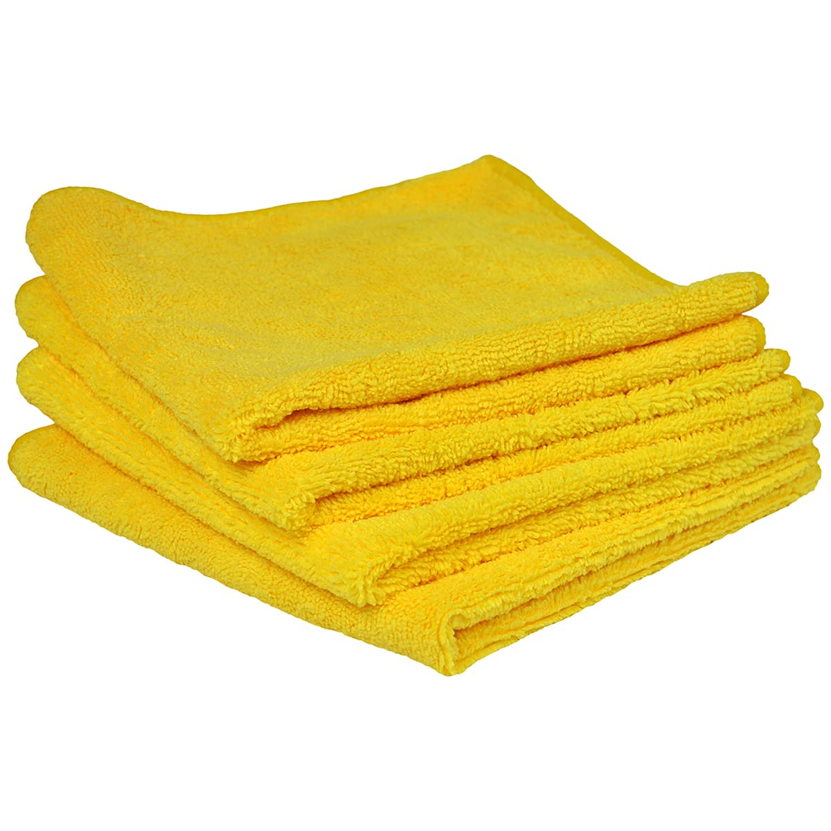 Kirkland Signature 713160 Ultra Plush Microfiber Towels 36 Pack, Yellow,H 40.6 x W 40.6 cm