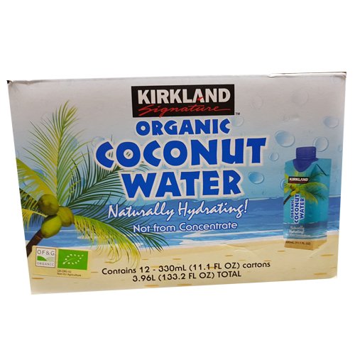 Kirkland Signature Organic Coconut Water 12 x 330ml