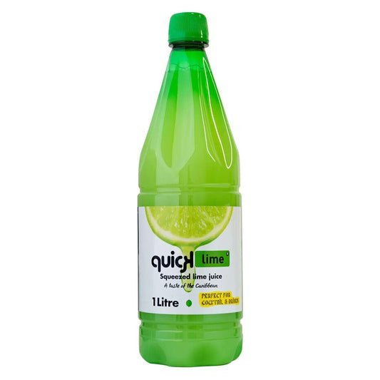 Quick Lime Squeezed Lime Juice From Concentrate Large Bottle- 2 x 1 Litre