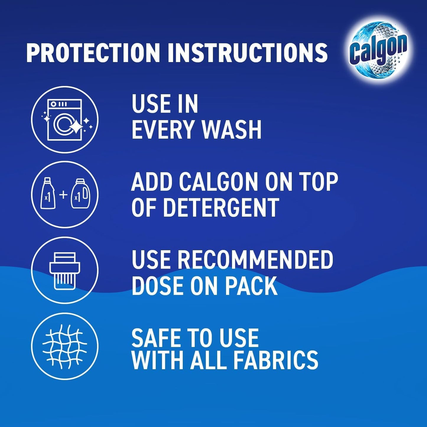 Calgon 4-in-1 Washing Machine Cleaner and Water Softener Tablets