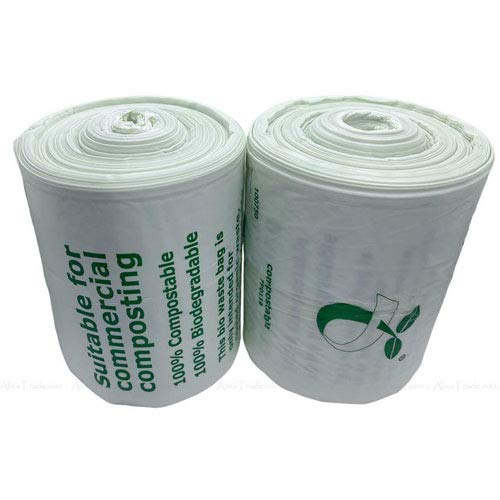BioSack Paclan BioSack Compostable Food Caddy Liners Kitchen Waste Rolls, 2 kg