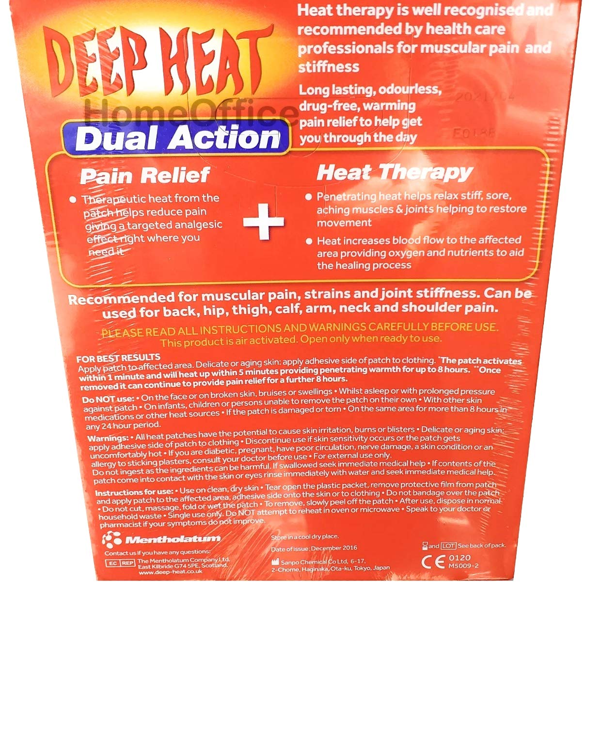 Deep Heat Patch 4-2 Pack Deal