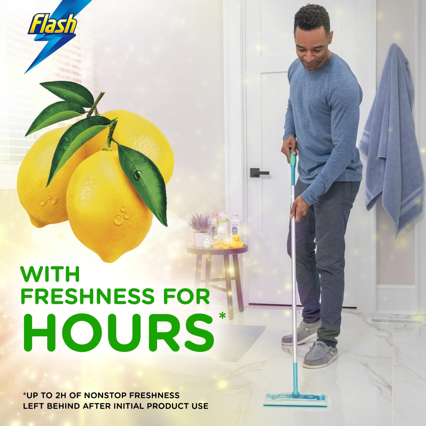 Flash Speed Mop Starter Kit, All-In-One Floor Mopping System