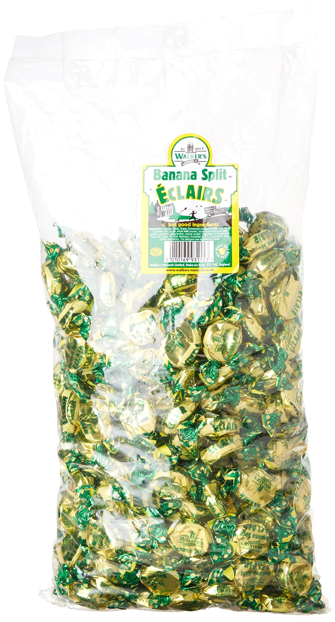 Walkers Nonsuch Banana Eclairs, 2.5 kg