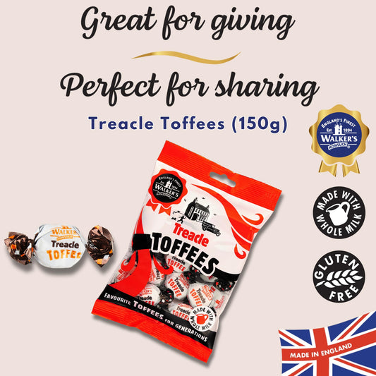 Walkers Treacle Toffee - 3 x 150gm