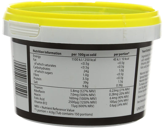 Marmite Yeast Extract Vegan Spread, 6 x 600 g Tub