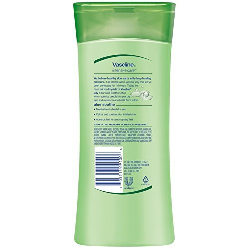 Vaseline Total Moisture Body Lotion Aloe Fresh - 10 Oz ( Pack Of 3)