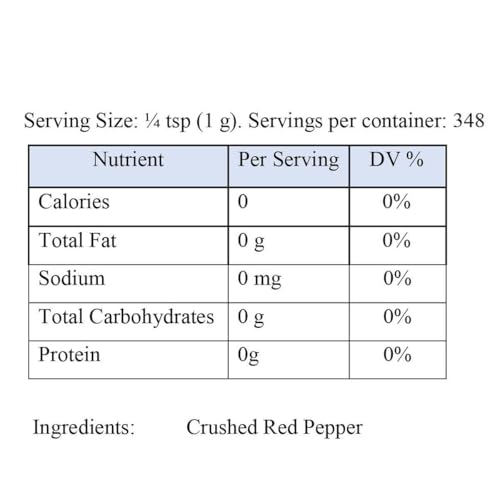 Kirkland Signature Crushed Red Pepper 10 Ounces (283 Grams)
