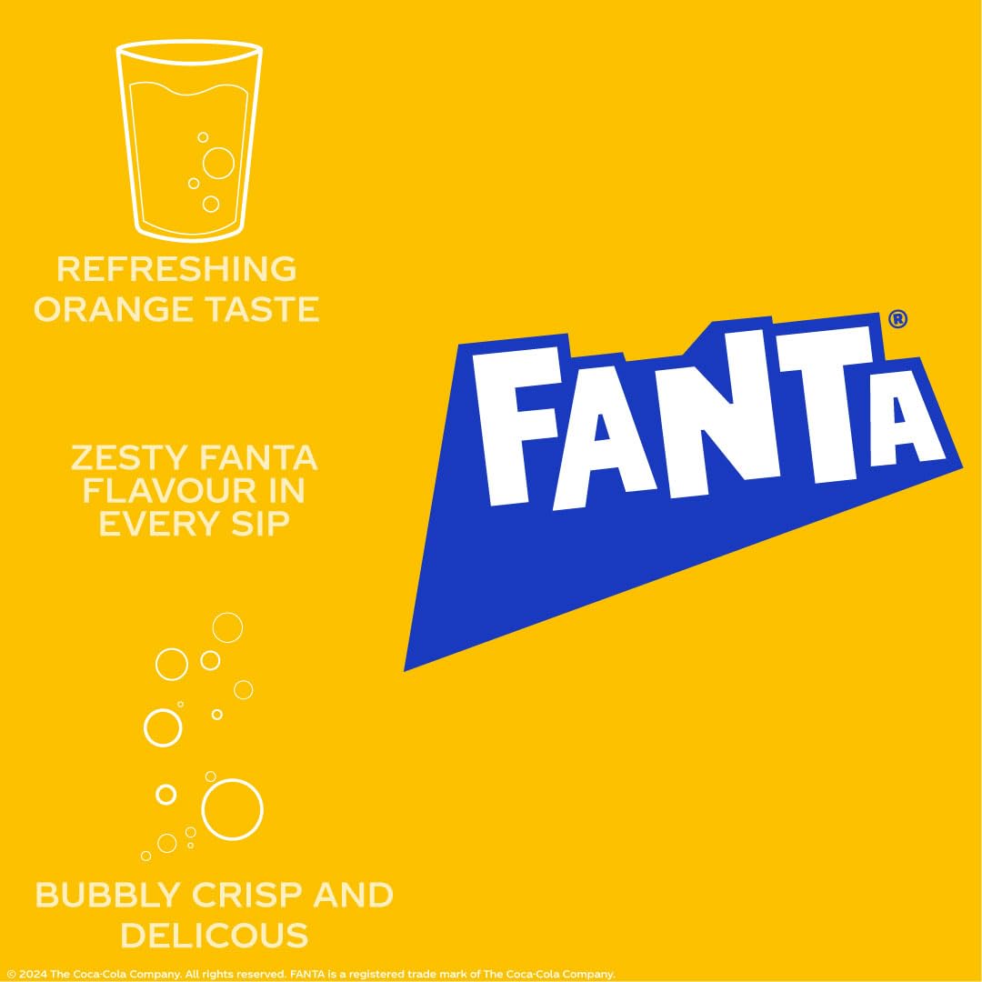 Fanta Can Orange 330 ml (Pack of 24)