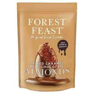 Forest Feast Salted Caramel Milk Chocolate Almond Pouch 120g