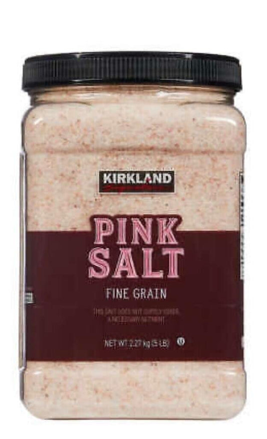 Kirkland Pink Salt, Fine Grain Himalayan, 2.27 kg Sold and Packed by House of Tapes