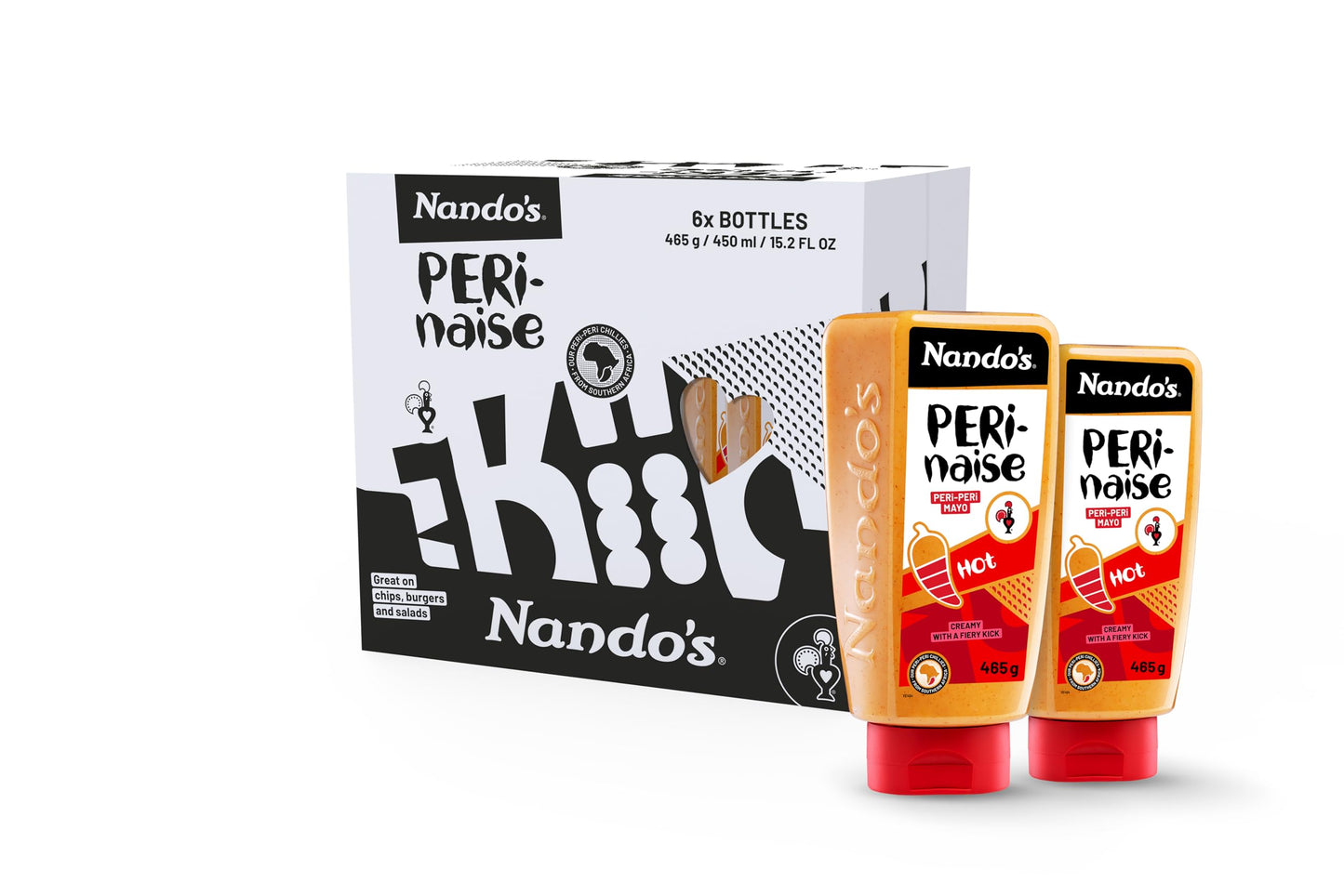 Nando's Perinaise Hot Large 465g (Pack of 6)