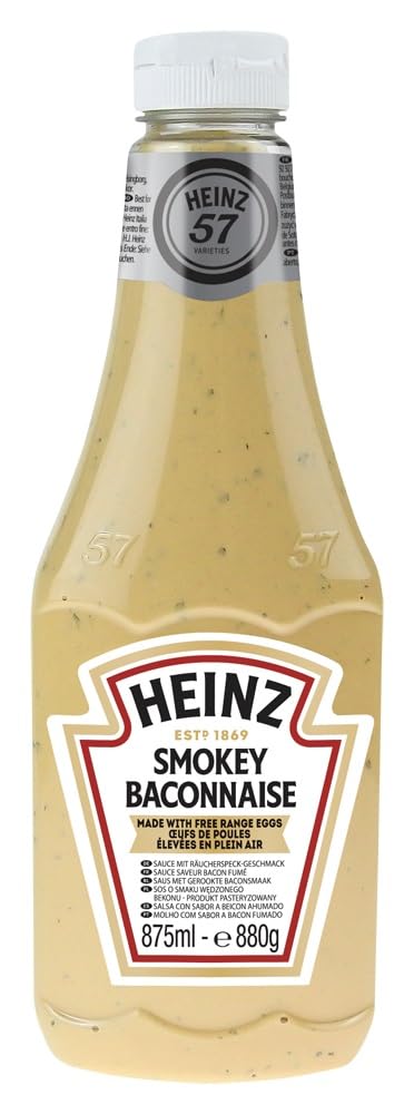 Heinz Smokey Baconnaise Table Sauce Condiment 875ml NEW