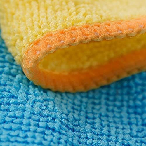 Spontex Microfibre Multi-Purpose Cloths - Pack of 8 x 3, Multi Colours