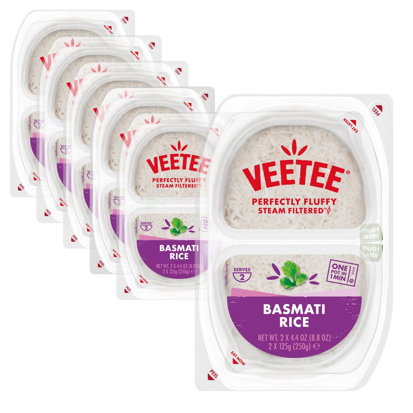 Veetee Microwavable Twin Pot Rice