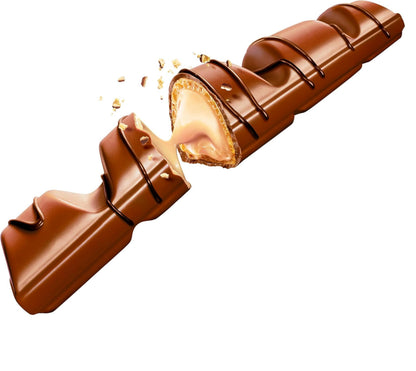Kinder Bueno Wafer Twin Bars, Bulk Chocolate Gift Pack, Milk Chocolate Covered Wafer with Milky and Hazelnut Filling, Pack of 30 x 2 (60pcs)