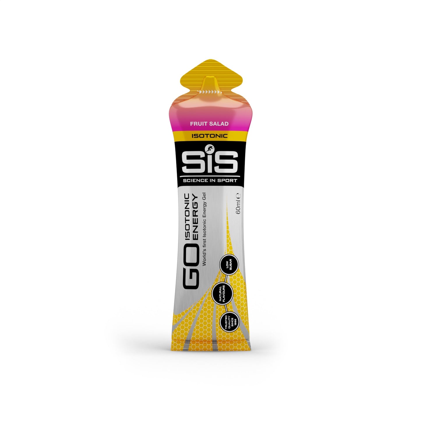 Science in Sport Go Isotonic Energy Gel, Fruit Salad, 60 ml, 6-Count