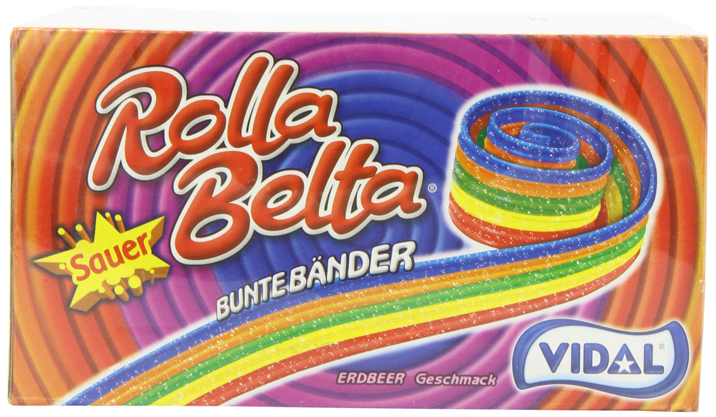 Vidal Rainbow Rolla Belta (Pack of 1, Total 24 Pieces)