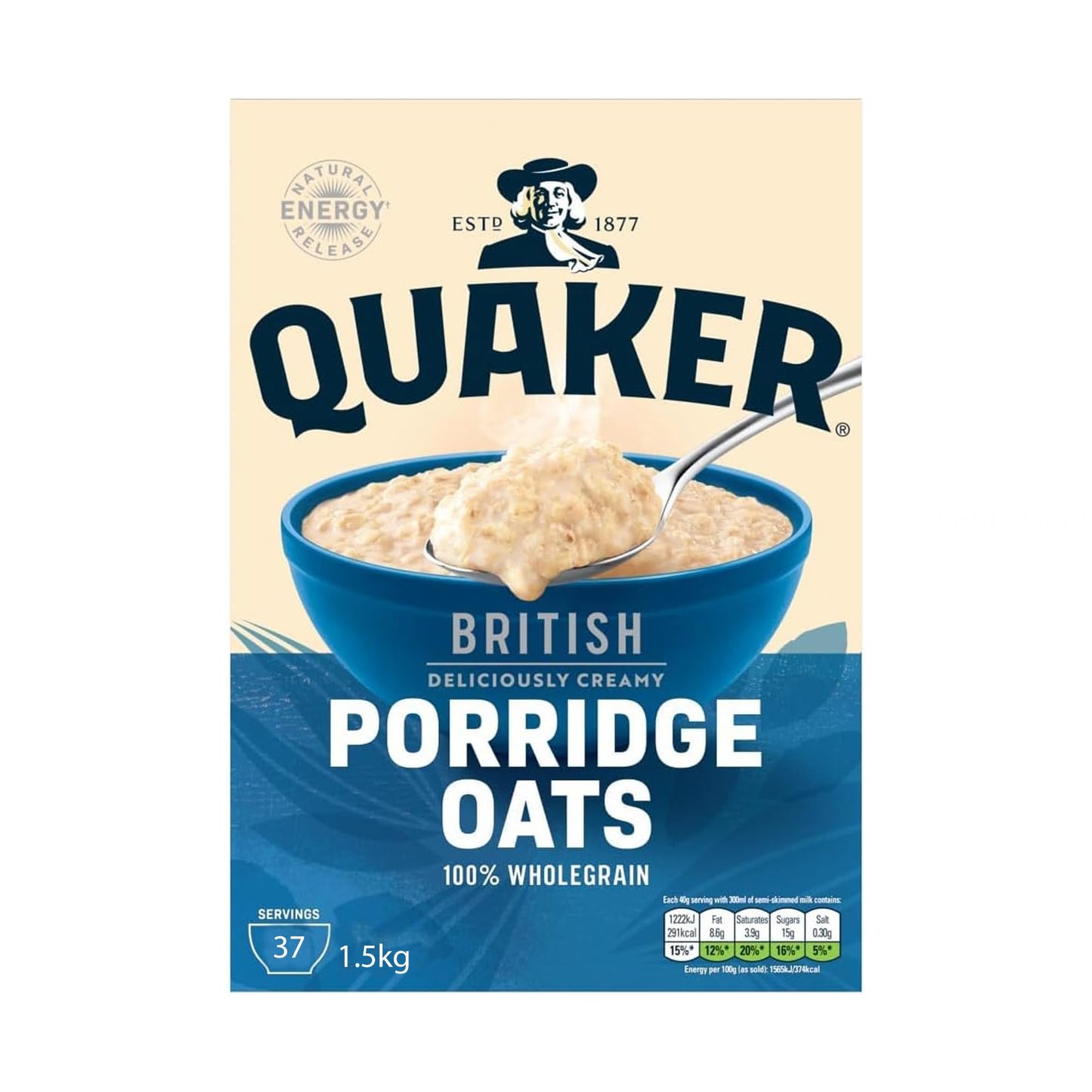 Quaker Porridge Oats, 1.5 kg