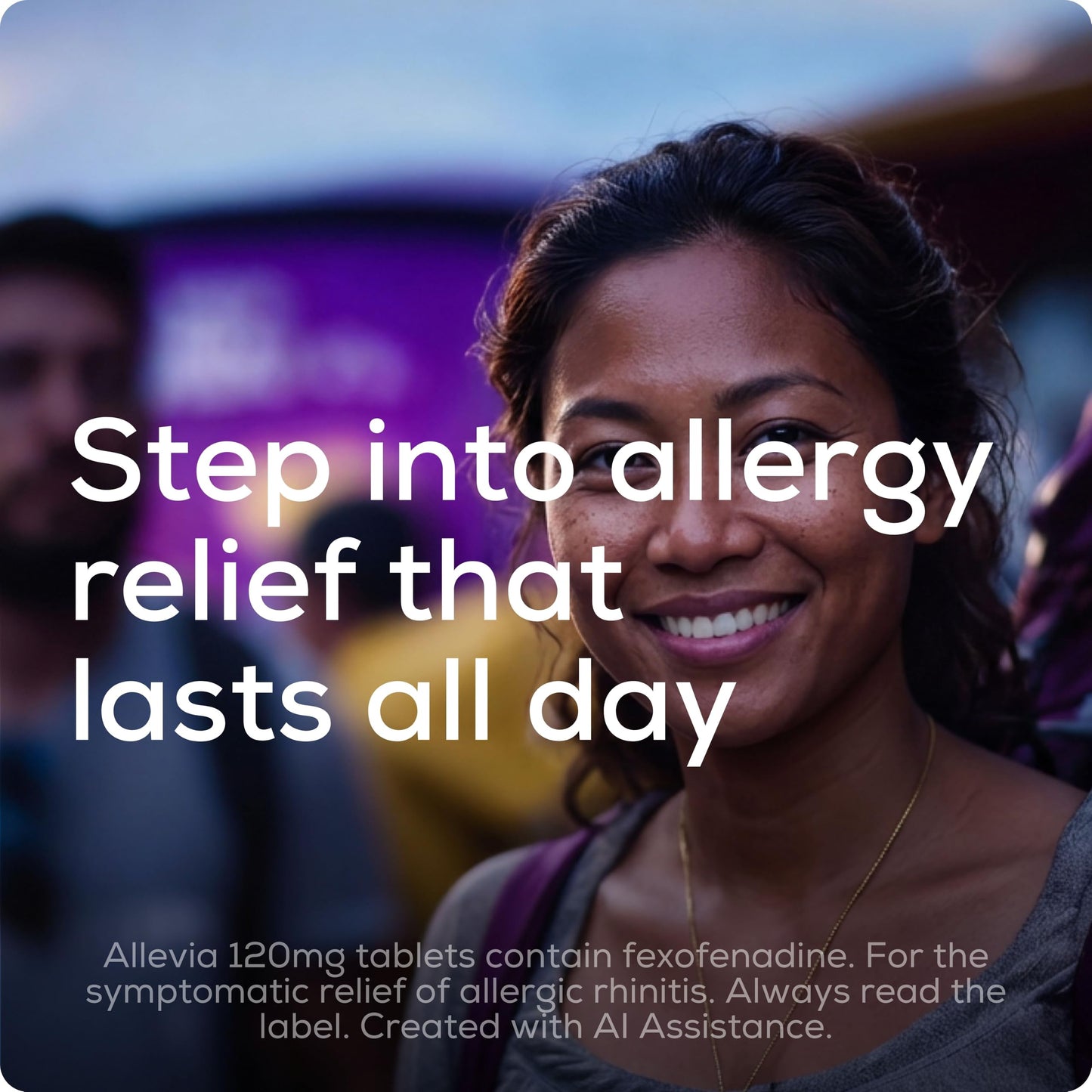 Allevia Allergy Tablets | 70 Tablets | 120mg Fexofenadine | 24hr Relief Acts within 1 Hour | Non-drowsy in Most People | Relieves Hayfever, Pet, Dust and Mould Allergies