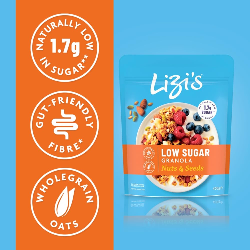 Lizi's Low Sugar Nuts & Seeds Granola 400g