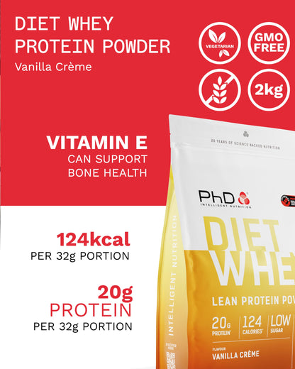 PhD Nutrition Diet Whey High Protein Lean Matrix, Whey Protein Powder, High Protein