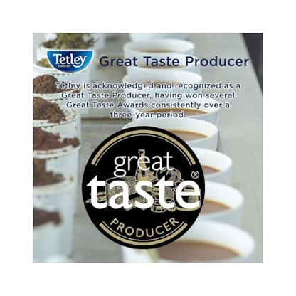Tetley Original One Cup Black Tea Bags - Bulk Value Pack - Full Flavoured British Brew - Perfect for Breakfast or Anytime - Rainforest Alliance Certified - 2200 Teabags (2 x 1100 Pack)