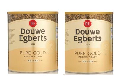 2 x 750g Douwe Egbert Pure Gold
