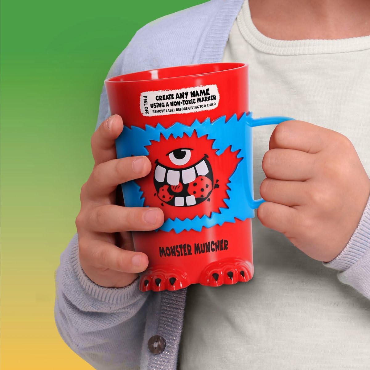 Personalised Monster Mug – Pre Personalised with Popular Names Funny Monster Shaped - Unique Gift for Birthdays, Halloween, or Christmas