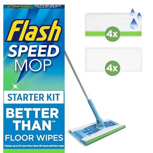 Flash Speed Mop Starter Kit, All-In-One Floor Mopping System