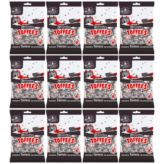 Walkers 12 X Liquorice Toffees (150g)