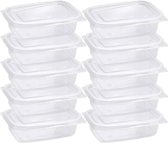 Aammus Disposable food containers with lids SATCO 650ml x 250 boxes sold by Shop 4 less