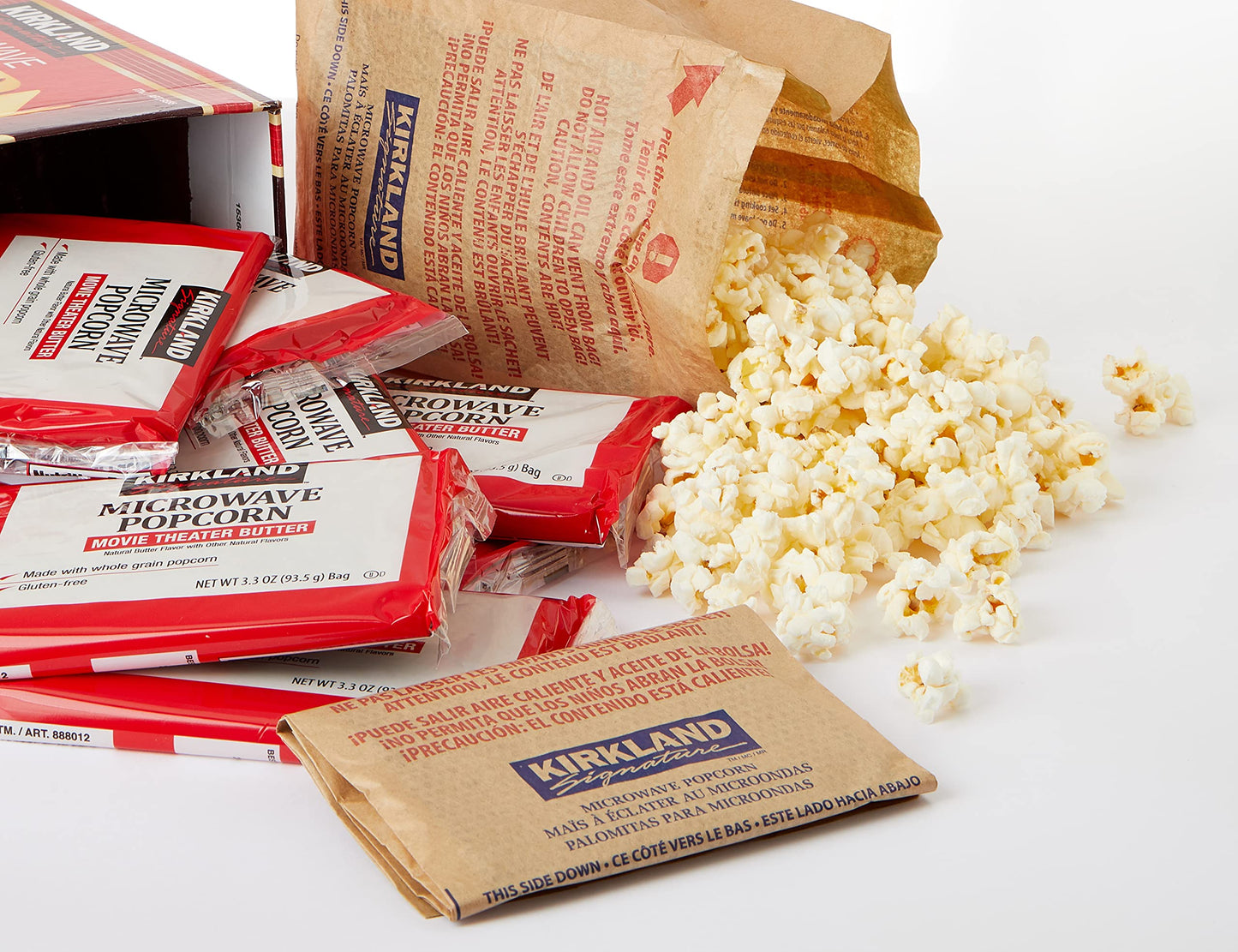 Kirkland Signature Microwave Popcorn 44 Pack Box