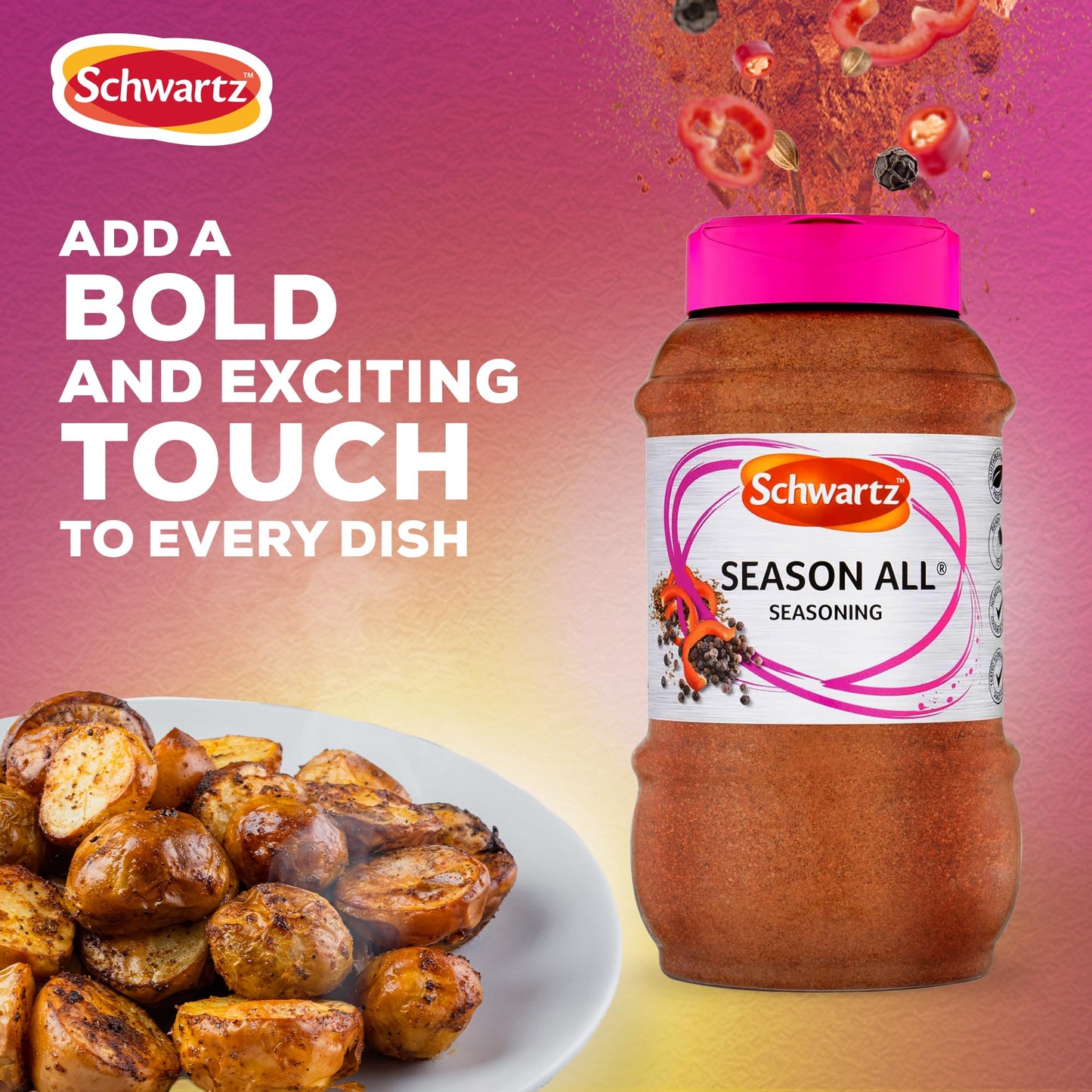 Schwartz Season All Seasoning, All Purpose, Artificial Colours & Flavours Free, 300g