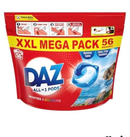 Daz All-in-1 Washing Capsules 56 Washes