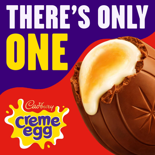 Cadbury Milk Chocolate Creme Eggs, Bulk Pack, Perfect for Easter Egg Hunts, 40 g (Pack of 48)