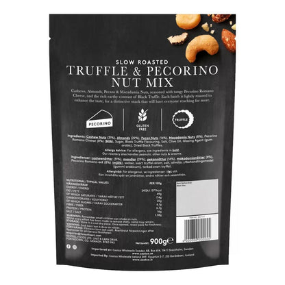 Forest Feast Truffle and Pecorino Roasted Nut Mix 900g Bag – Gourmet Snack with Cashews Almonds and Pecorino Cheese Flavour