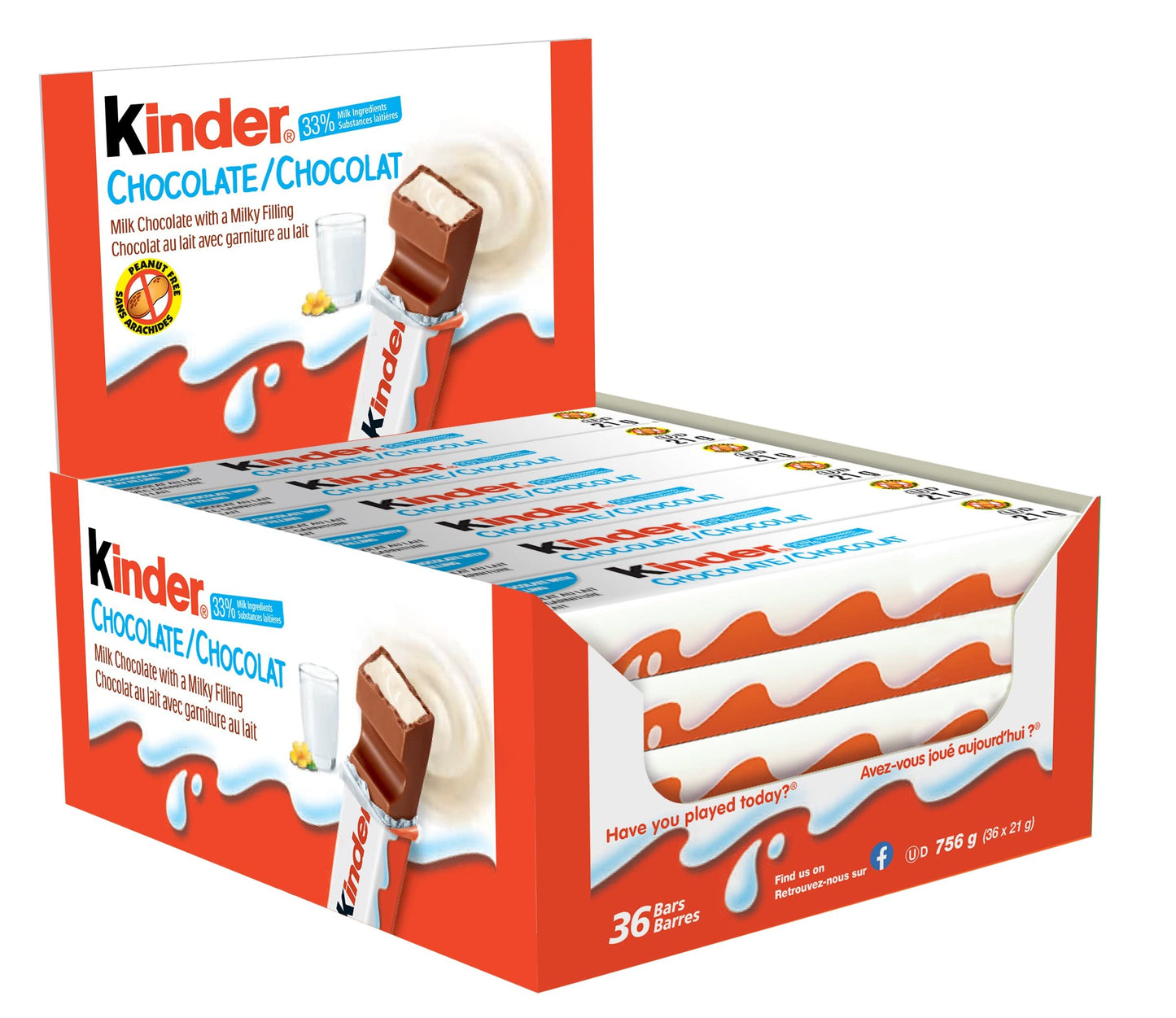 Kinder Milk Chocolate Medium Milky Bar - 21 g