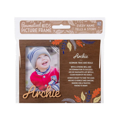 Personalised picture frames