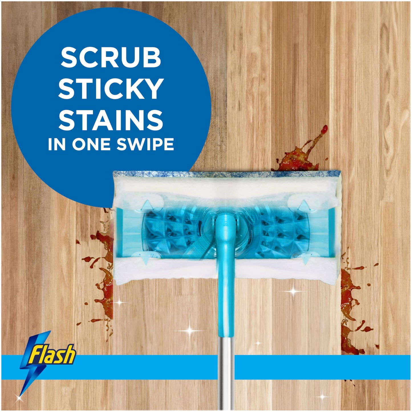 Flash Speedmop Wet Floor Cleaning Wipes, 96 Cloths (24x4), Antibac Lemon Multi-Surface, Trap & Lock Daily Dirt, Grease & Grime Without Getting Down On Your Knees ( Package may vary)