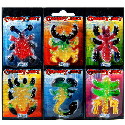 Vidal Creepy Jelly x66 (11 Sheets) Retro Sweets - Wholesale