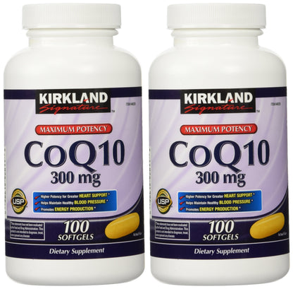 Kirkland Signature CoQ10 300 mg, 200 Softgels by Kirkland Signature