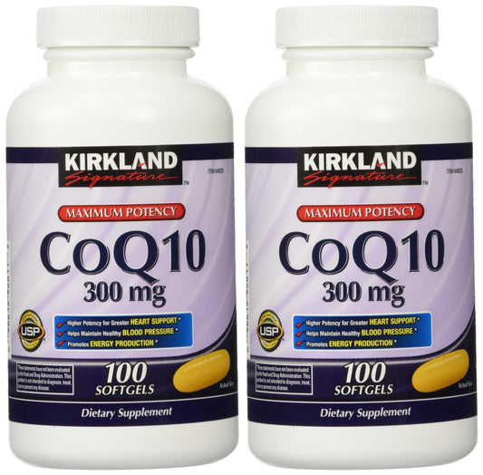Kirkland Signature CoQ10 300 mg, 200 Softgels by Kirkland Signature