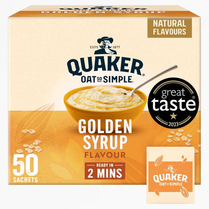 Quaker Oat So Simple Golden Syrup Porridge Sachets
