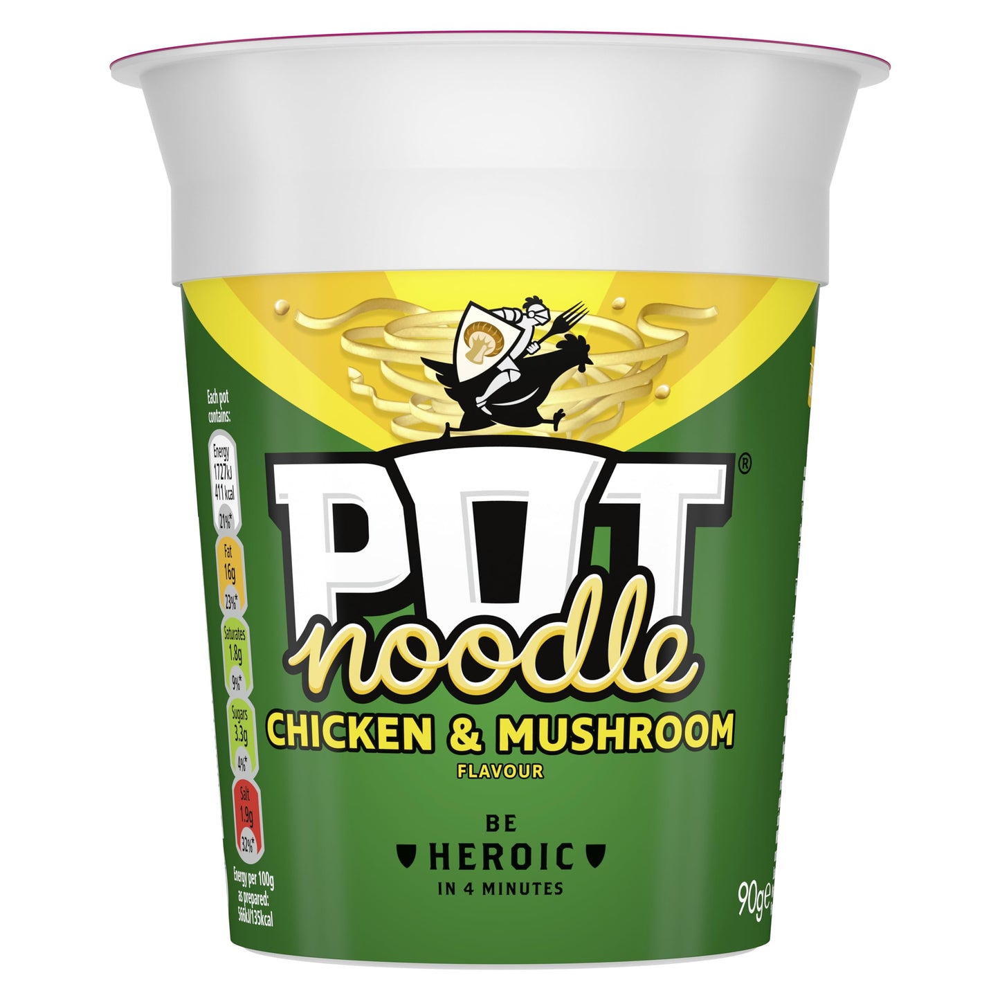 Pot Noodle Chicken & Mushroom Instant Vegetarian Snack