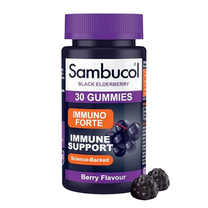 SAMBUCOL IMMUNO Forte Gummies, 30 Count (Pack of 1)