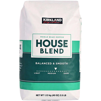 Kirkland Signature Whole Bean Coffee House Blend, 1.13kg