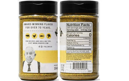 Kinders The Blend Seasoning is gluten free, non-GMO, and no added MSG Kinder's The Blend Seasoning Salt, Pepper and Garlic (10.5 oz.) Bundled with BETRULIGHT Fridge Decal – 2 Pack