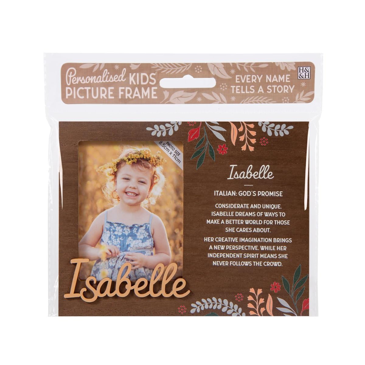 Personalised picture frames
